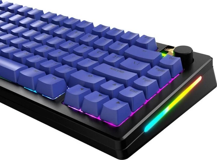 Klaviatūra Glorious GPBT Basics Keycaps, ANSI išdėstymas US, PBT, Dye-Sub – Mana Mėlyna