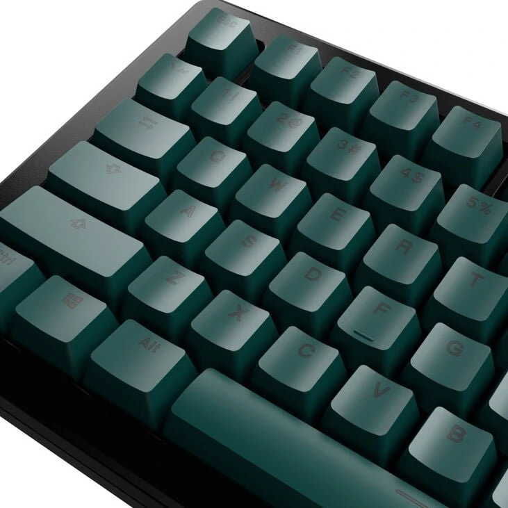 Klaviatūra Glorious GPBT Basics Keycaps, ANSI išdėstymas US, PBT, Dye-Sub – Totem Žalias