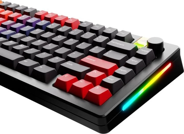 Klaviatūra Glorious GPBT Gradient Keycaps, ANSI išdėstymas US, PBT, Dye-Sub – Celestial Fire