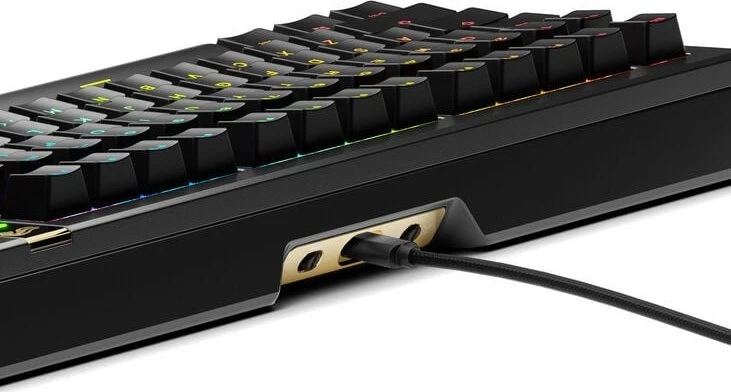Glorious GMMK 3 Pro HE 75 % žaidimų klaviatūra – Pre-Built, ANSI US išdėstymas, Fox HE Switches, juodos spalvos