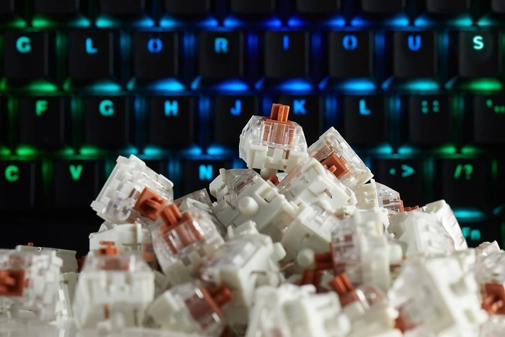 Glorious Speed Kailh Bronze Switches klavišai klaviatūrai (120 vnt)
