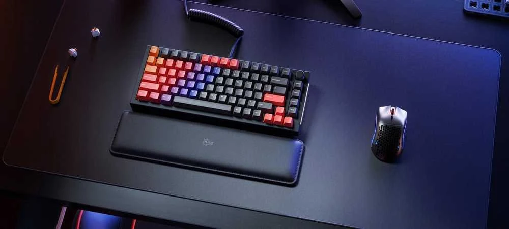Klaviatūra Glorious GPBT Keycaps – 114 PBT, ANSI, US išdėstymas – Celestial Fire