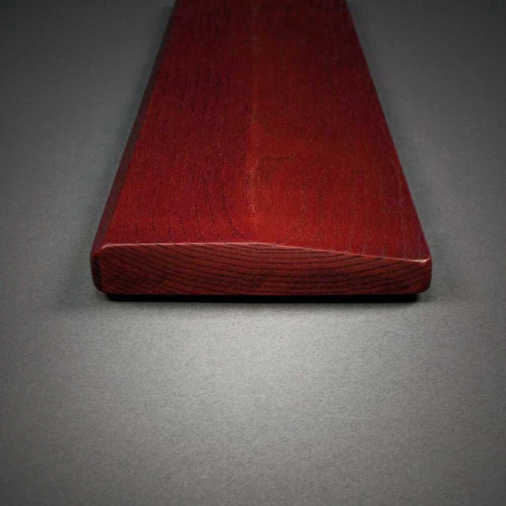 Glorious Wooden Golden Oak klaviatūros riešų atrama 19mm - Full size 43x10cm