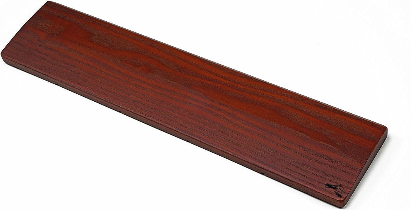 Glorious Wooden Golden Oak klaviatūros riešų atrama 19mm - Full size 43x10cm