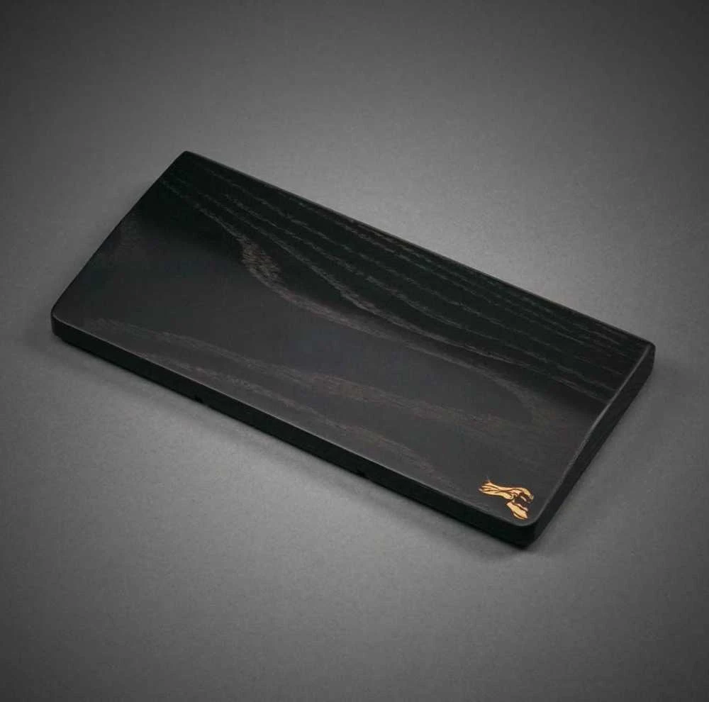 Glorious Wooden Onyx pelės riešo atrama 19mm - 10x20cm