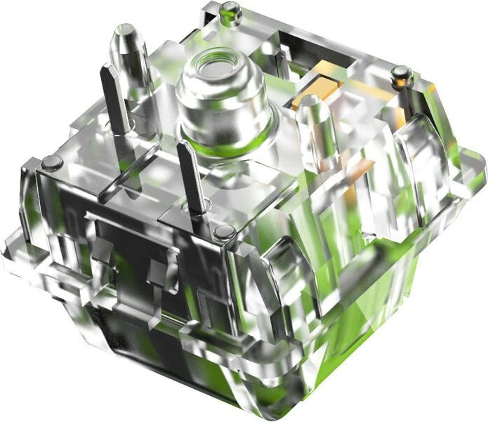 Klaviatūra Glorious Raptor Standard Switch, mechaniniai, 5-Pin, clicky, MX-Stem, 55g – sutepti lubrikantu, 36 vnt
