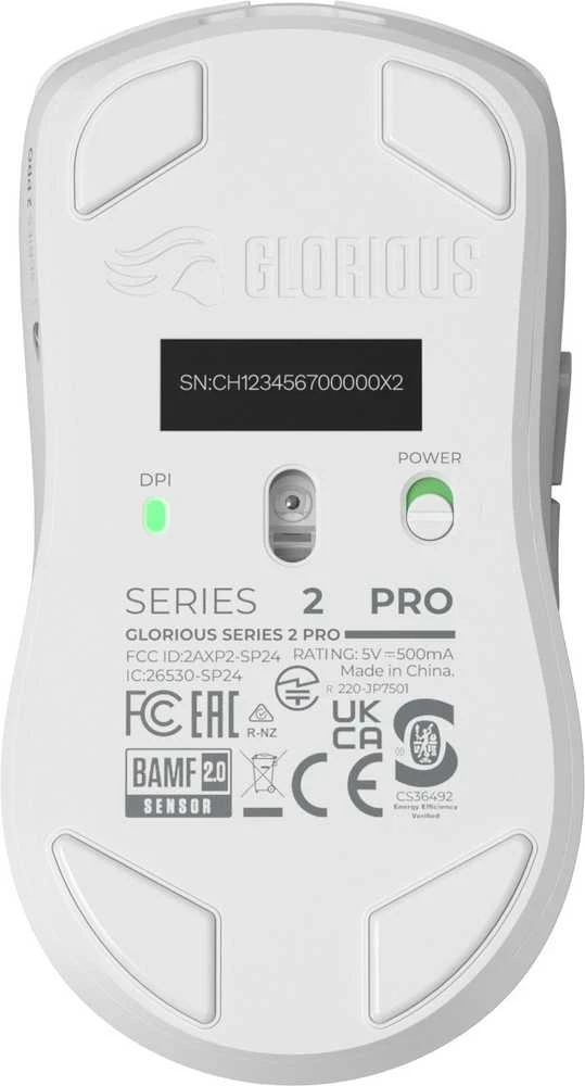 Glorious Series 2 PRO belaidė žaidimų pelė – baltos spalvos