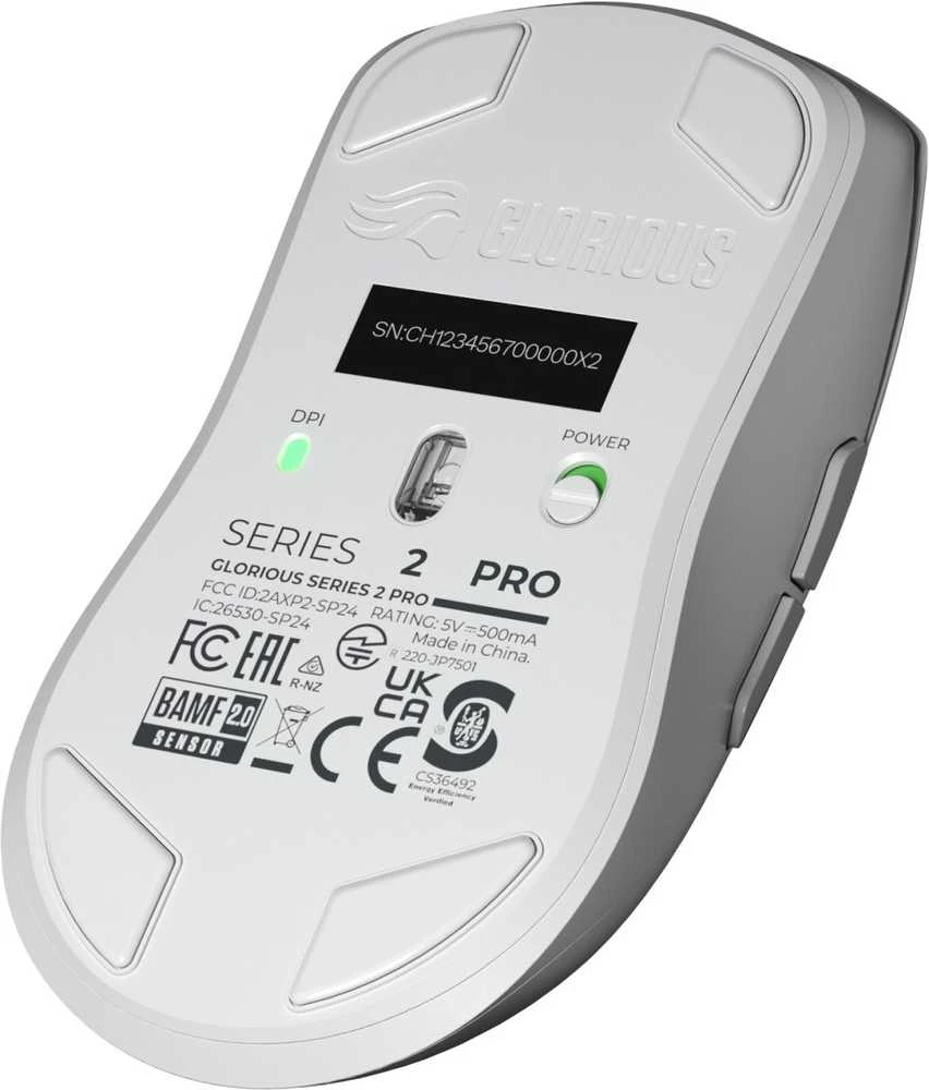 Glorious Series 2 PRO belaidė žaidimų pelė – baltos spalvos