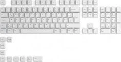 Klaviatūra Glorious PC Gaming Race GPBT Keycaps - Arctic Baltas, 114 vnt. ANSI