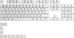 Klaviatūra Glorious GPBT Keycaps – 115 PBT Tastenkappen, ISO, ES-išdėstymas, Arctic Baltas