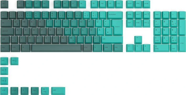 Klaviatūra Glorious klavišų dangteliai Keycaps (GLO-KC-GPBT-RF-DE)