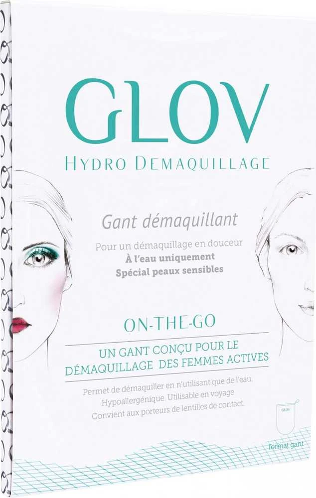 Glov On-The-Go makiažo valiklis Travel Easy Gentle Wash Sensitive Skin