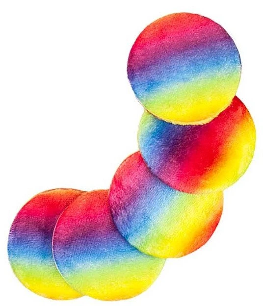 Glov Moon Pads Rainbow daugkartinio naudojimo dribsniai 5 vnt.