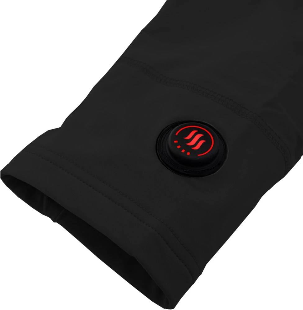 Šildomi marškinėliai T-Shirt Glovii GJ1 su baterija (iki 6val.) - Juodas XL
