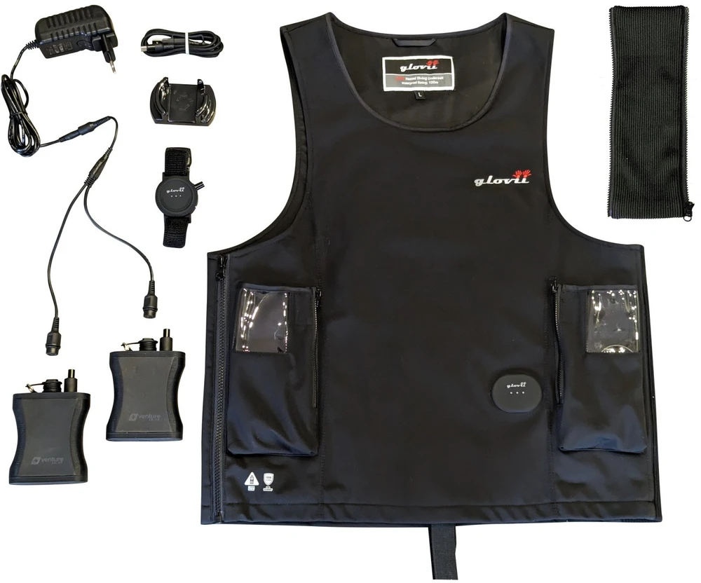 Glovii GMV2L water sport vest Juodas Softshell