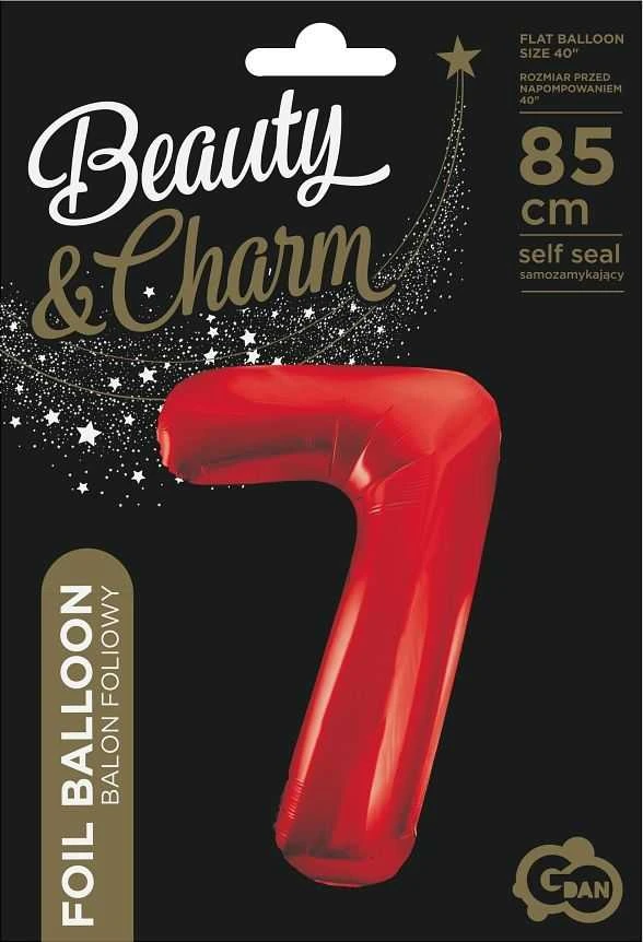 GoDan Baliono numeris 7 raudona, 85cm