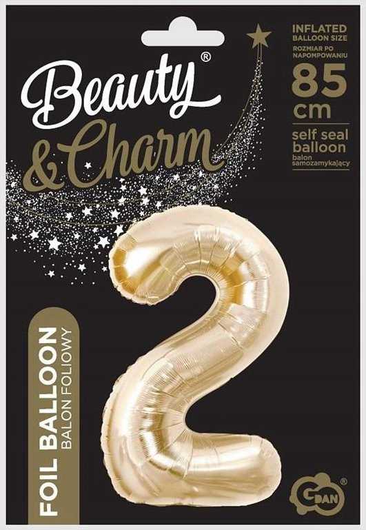 „GoDan BALLOON FALL 2 CHAMPAGNE“ 85 cm GO PBH