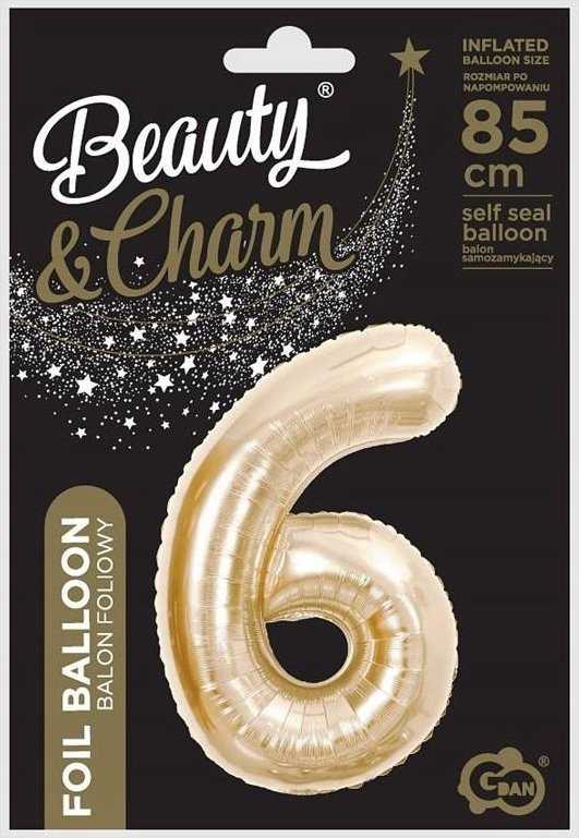 GoDan BALLOON FALL 6 CHAMPAGNE 85CM GO PBH