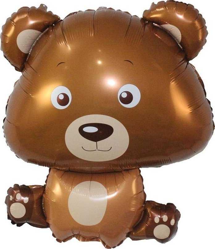 GoDan Teddy Bear folijos balionas didelis 60x55 BF-HMSD 10621
