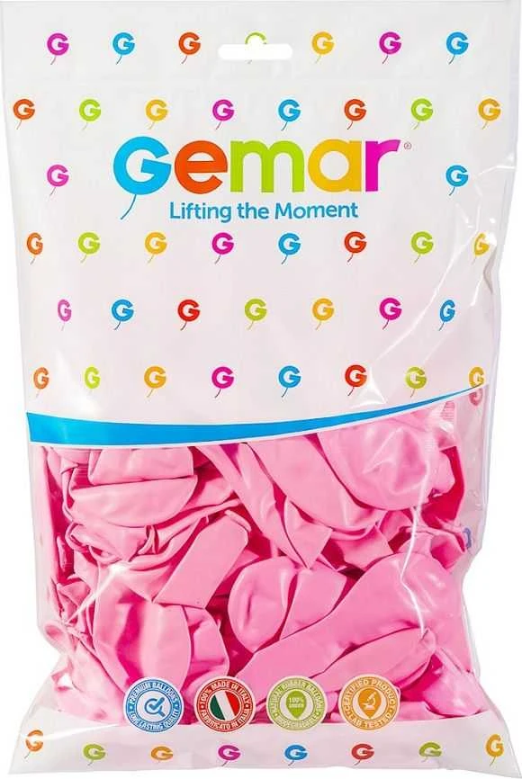 GoDan Balony GEMAR pastel 26cm rožinė jasny 100szt. (GM90-57) Godan
