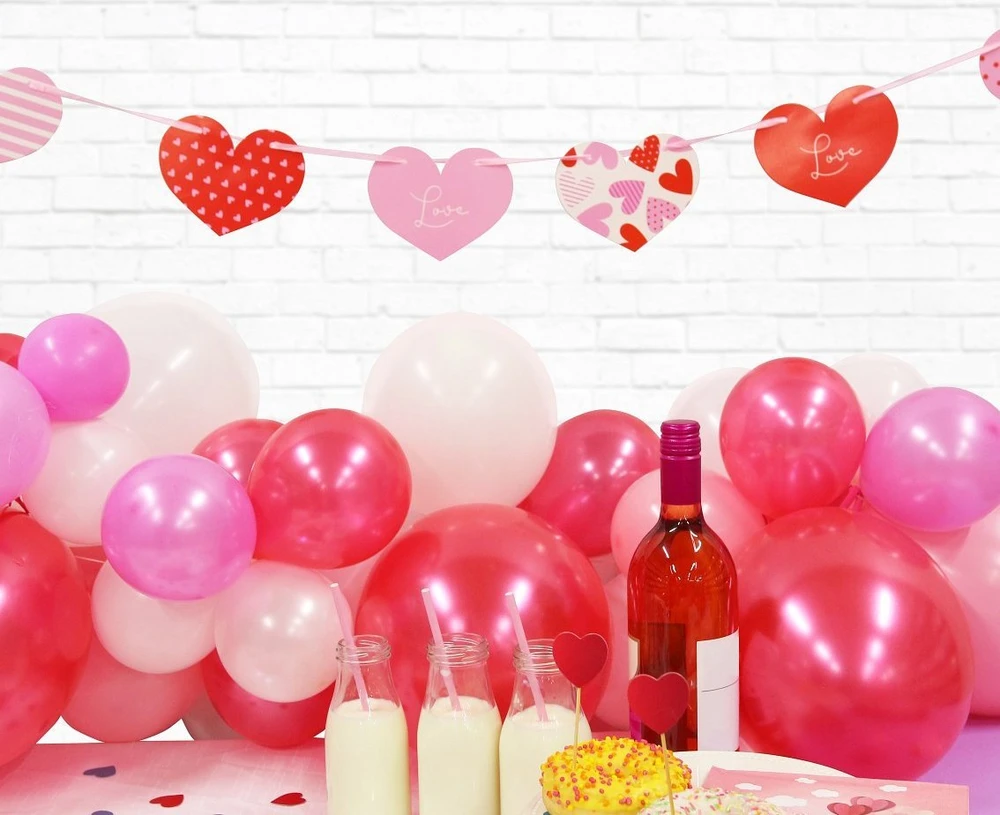 GoDan PAP GIRLAND 200CM HEARTS PATTERNS GO PBH
