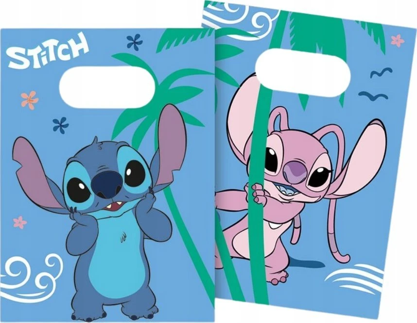 GoDan Stitch & Angel Disney Popieriniai maišeliai, (FSC), 4 vnt. 96915
