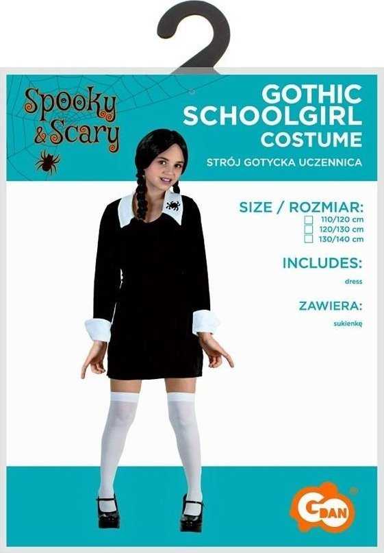 GoDan STROJ KARNAWAL GOTYCKA UCZENNICA 130/140 GU13 GO