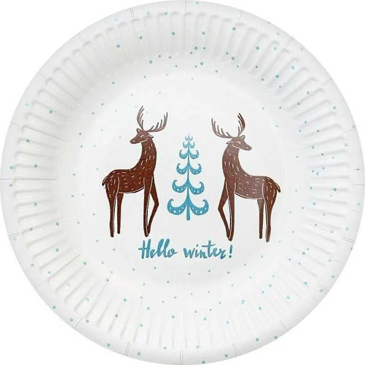 GoDan PAP PLATE 180 HELLO WINTER OP6PCS GO FOL