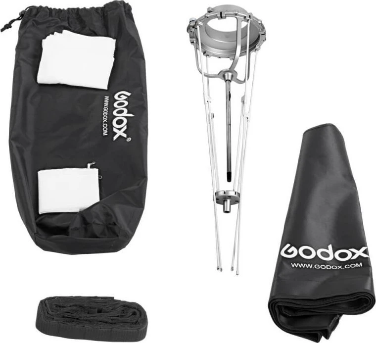 Godox skėtis Softbox Bowens 80cm su tinkleliu
