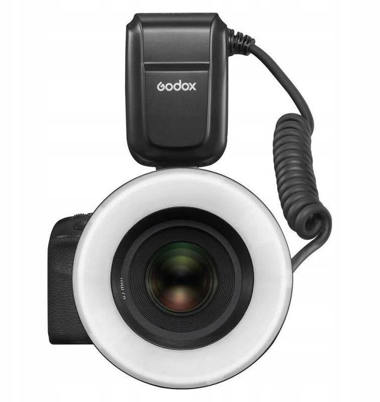 „Godox MF R76C TTL“ makro žiedinė blykstė „Canon“
