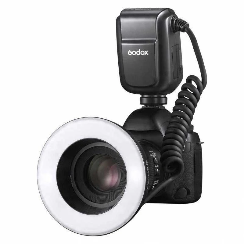 „Godox MF R76C TTL“ makro žiedinė blykstė „Canon“