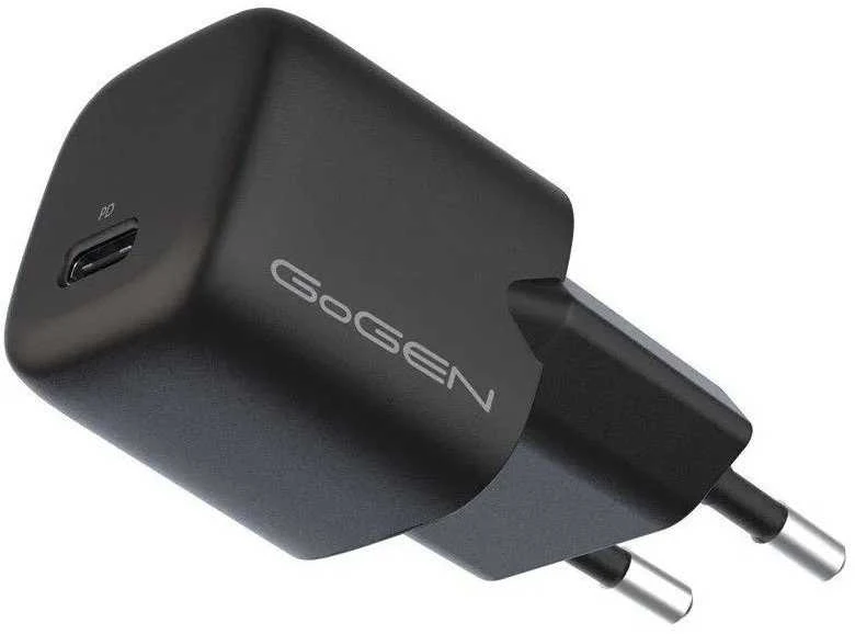 Įkroviklis GoGEN ACHPD130B jungiama į tinklą 1x USB-C (AKGQUBLS0040)