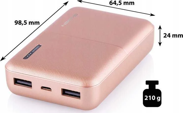 Powerbank GoGEN MagSafe PBMS100001B 10000 mAh Juodas (AKGQGSLP00D0)