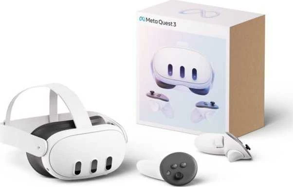 Meta Quest 3 Virtualios realybės sistema, 512GB, Balta