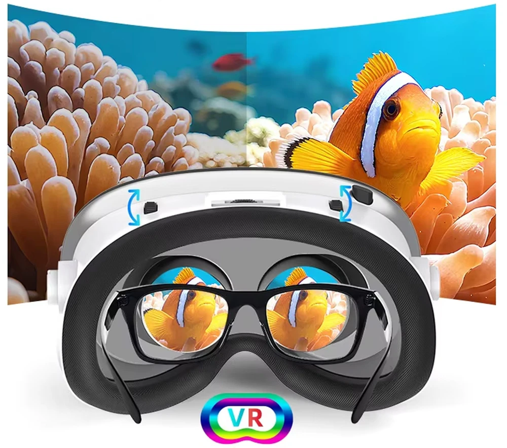VR akiniai Shinecon VR akiniai 360 Shinecon G18E – išmaniesiems telefonams filmams, žaidimams ir VR virtualiai realybei