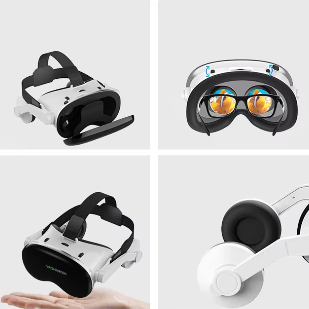 VR akiniai Shinecon VR akiniai 360 Shinecon G18E – išmaniesiems telefonams filmams, žaidimams ir VR virtualiai realybei