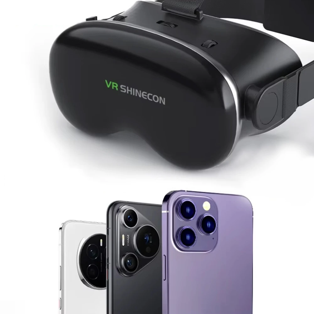 VR akiniai Shinecon VR akiniai G18 – išmaniesiems telefonams filmams, žaidimams ir VR virtualiajai realybei