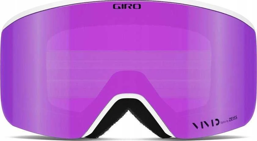 Giro Gogle žieminiai ELLA Baltas BLISS (szyba VIVID Rožinis 00% S3 + VIVID INFRARED 62% S1) (NEW 2024/2025)