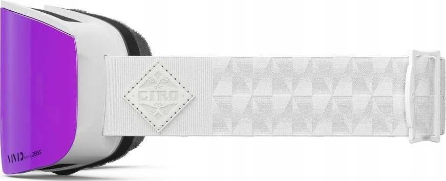 Giro Gogle žieminiai ELLA Baltas BLISS (szyba VIVID Rožinis 00% S3 + VIVID INFRARED 62% S1) (NEW 2024/2025)