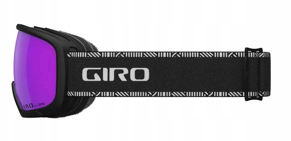 Giro Gogle žieminiai GIRO MILLIE Juodas & Baltas CHUTE (szyba VIVID Rožinis 00% S2) (NEW 2024/2025)
