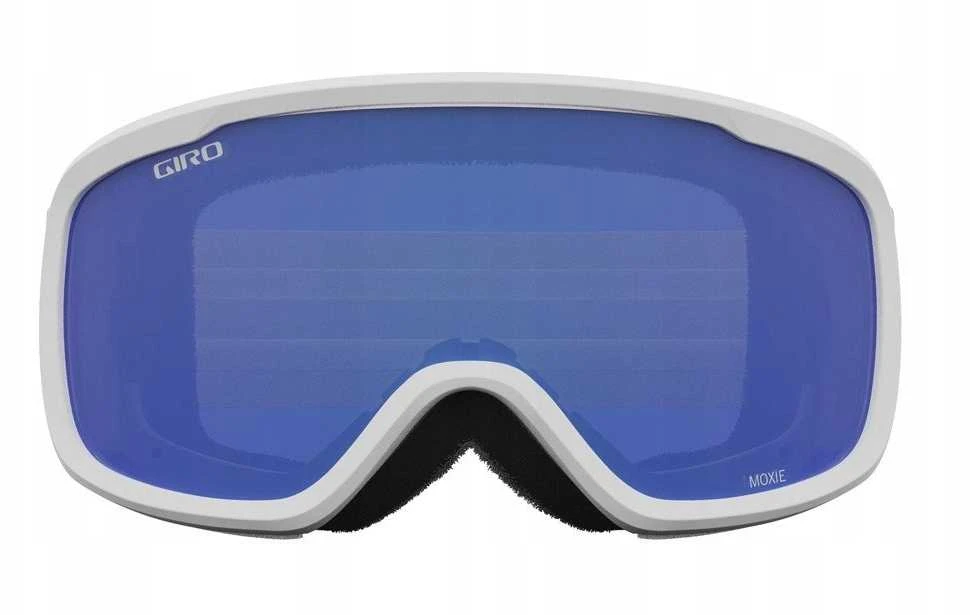Giro Gogle žieminiai GIRO MOXIE Baltas CORE LIGHT (szyba Pilkas COBALT 8-18% S3 + Geltonas 77% S1) (NEW 2023/2024)