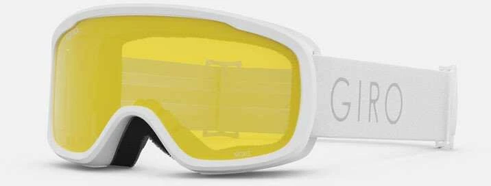 Giro Gogle žieminiai GIRO MOXIE Baltas CORE LIGHT (szyba AMBER Rožinis 19-42% S2 + Geltonas 77% S1) (NEW 2023/2024)