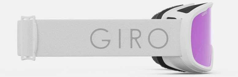 Giro Gogle žieminiai GIRO MOXIE Baltas CORE LIGHT (szyba AMBER Rožinis 19-42% S2 + Geltonas 77% S1) (NEW 2023/2024)