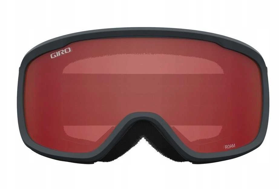 Giro Gogle žieminiai GIRO ROAM DARK SHARK LIGHT STREAKER (szyba AMBER SCARLET 19-42% S2 + Geltonas 77% S1) (NEW 2024/2025)