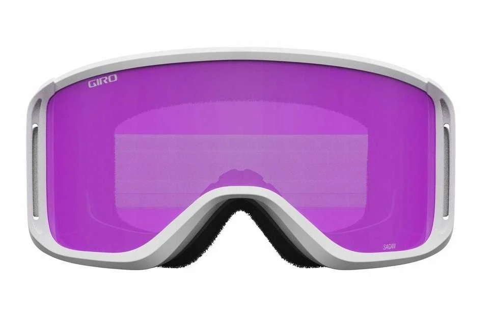 Giro Gogle žieminiai GIRO SAGEN Baltas MONOGRAM (szyba AMBER Rožinis 19-42% S2) (NEW 2024/2025)