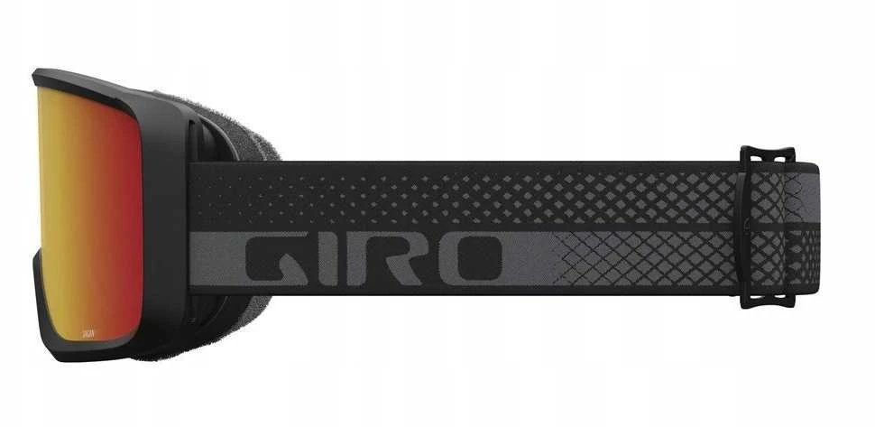 Giro Gogle žieminiai GIRO SAGEN Juodas Pilkas FLOW (szyba AMBER SCARLET 19-42% S2) (NEW 2024/2025)