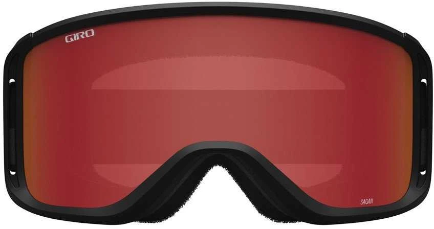 Giro Gogle žieminiai GIRO SAGEN Juodas Pilkas FLOW (szyba AMBER SCARLET 19-42% S2) (NEW 2024/2025)
