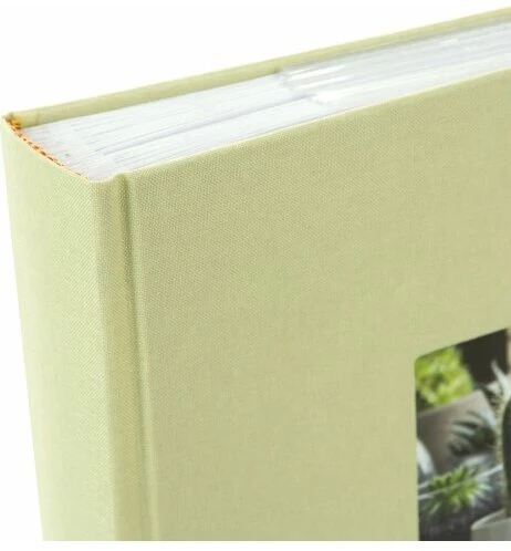 Albumas GOLDBUCH 17924 Bella Vista lime žalias, 10x15 200 kišeninis | knyginis, 23x23 , balti lapai