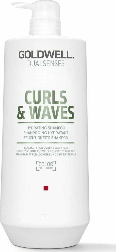 Drėkinantis garbanotų plaukų šampūnas Goldwell Curls &amp; Waves Hydrating Šampūnas 1000ml