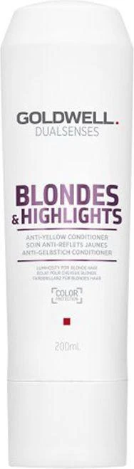 Šviesintų plaukų kondicionierius Goldwell Blondes&HighLights Anti-Geltona Conditioner 200ml
